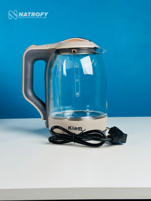 Kiam Electric Kettle BL002 Automatically turns Off – Automatic Over Heat Protection (1.8 L)