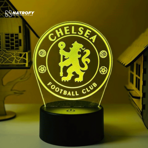 GearUP Acrylic Multicolor Night Lamp (Chelsea F.C.) WHITE