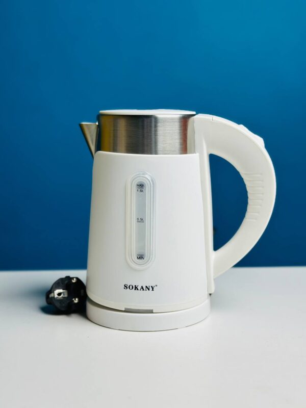 Sokany SK-0808 1L Electric Water Kettle – Random Color (Black/White) - Image 3