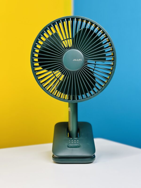ISULIFE FA13R Rechargeable Clip Fan (8000mAh)- White Color - Image 5