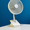ISULIFE FA13R Rechargeable Clip Fan (8000mAh)- White Color