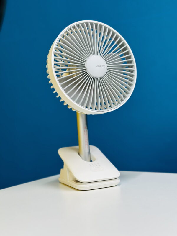 ISULIFE FA13R Rechargeable Clip Fan (8000mAh)- White Color