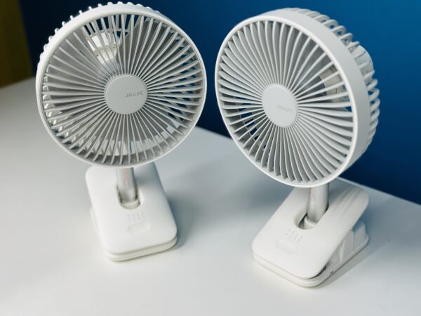 ISULIFE FA13R Rechargeable Clip Fan (8000mAh)- White Color - Image 4